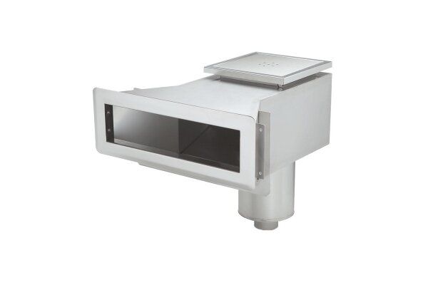 Slim Line Skimmer, Edelstahl